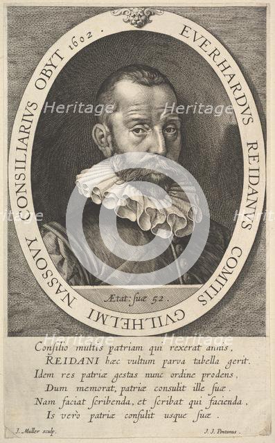 Portrait of Everhard van Reyd, Councillor of William, Prince of Orange, 1602. Creator: Jan Muller.