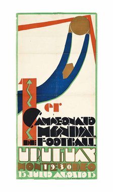 The 1930 FIFA World Cup, Uruguay, 1930. Creator: Laborde, Guillermo (1886-1940).
