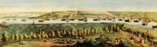 'The West Prospect of His Majestys Dock-Yard, at Chatham', 1738, (1942).  Creators: Samuel Buck, Nathaniel Buck.