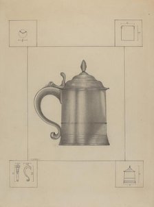 Pewter Mug, c. 1936. Creator: Henry Meyers.