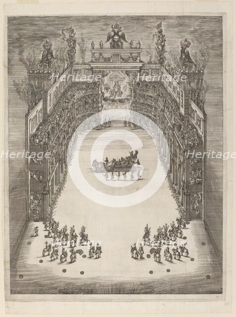 Aerial View of Theatre, 1652. Creator: Stefano della Bella.