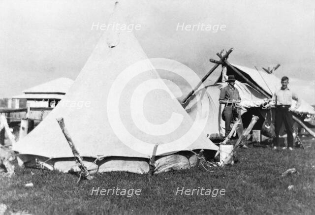 Camping, Tewantin, Queensland, 1925. Creator: Jack Bain.