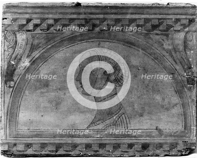 Head of a woman, late 15th century. Creator: Unknown.