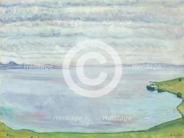 Lake Geneva, seen from Chexbres, c.1911. Creator: Hodler, Ferdinand (1853-1918).