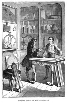 Rene-Antoine Ferchault de Reamur, 18th century French physicist, 1874. Artist: Unknown