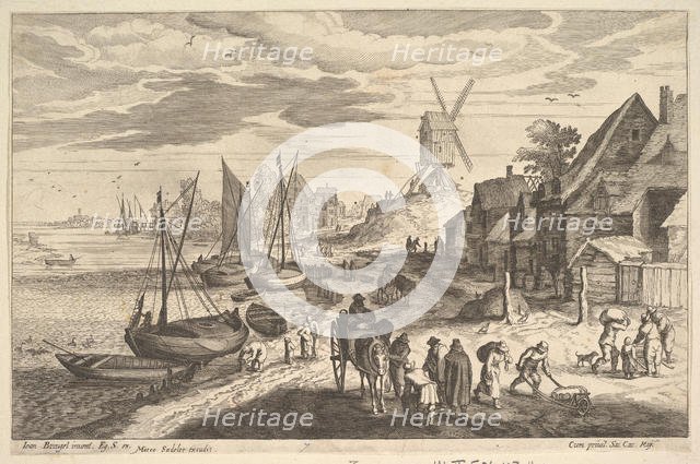 Coast Scene with a Windmill.n.d. Creator: Aegidius Sadeler II.