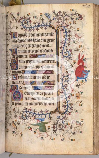 Hours of Charles the Noble, King of Navarre (1361-1425): fol. 209r, Text, c. 1405. Creator: Master of the Brussels Initials and Associates (French).