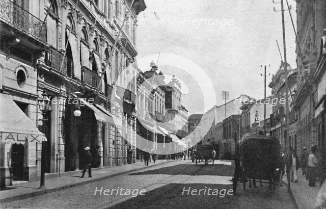 'Rua 15 de Novembro', 1895. Artists: Wilhelm Gaensly, Rudolf Friedrich Fra.