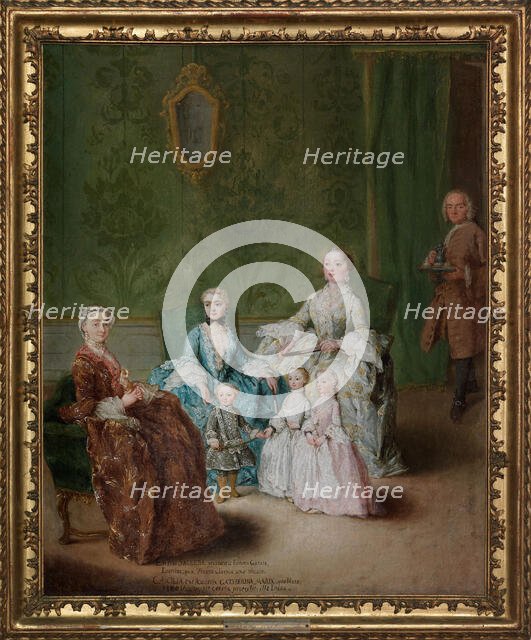 The Sagredo family, c.1752. Creator: Longhi, Pietro (1701-1785).