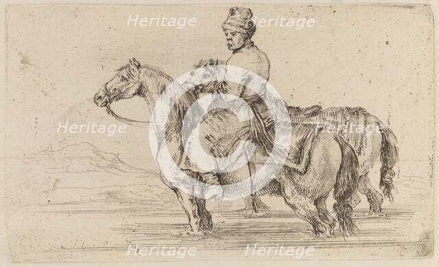 Polish Attendant with Two Horses. Creator: Stefano della Bella.