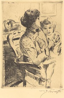Mutter und Kind (Mother and Child), 1911. Creator: Lovis Corinth.