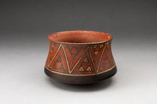 MIiniature Bowl with Geometric Textile-like Pattern, A.D. 1450/1532. Creator: Unknown.