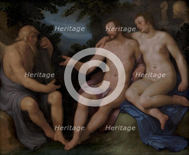 Allegory on the Brevity of Life, 1617. Creator: Cornelis Cornelisz van Haarlem.