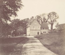 View of House from Driveway, 1850s. Creator: Unknown.