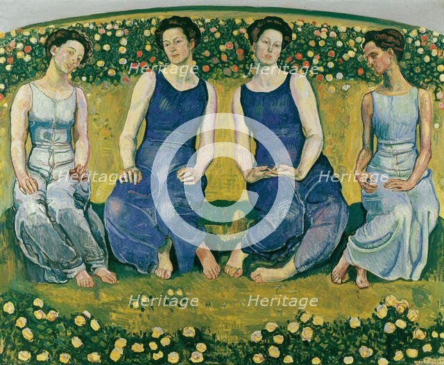 The Holy Hour, 1907-1913. Creator: Hodler, Ferdinand (1853-1918).