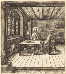 Nicodemus Comes to Christ by Night, 1576. Creator: Leonard Gaultier.