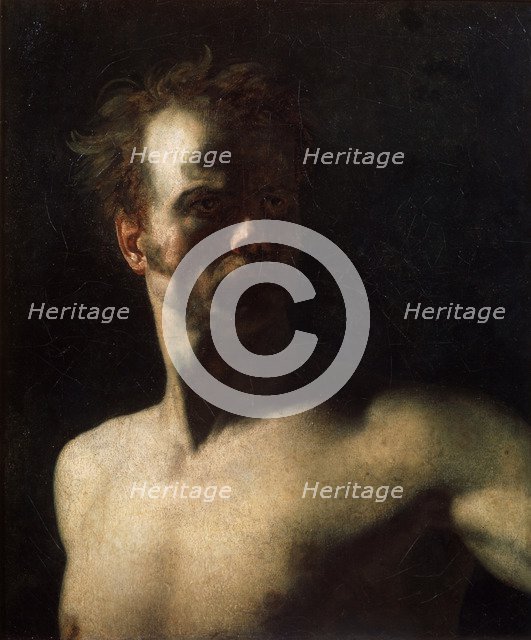 'Nude Study', c1810-c1811. Artist: Theodore Gericault