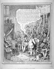 'Political candour - ie Coalition resolutions of June 14th 1805...', 1805.                           Artist: Anon