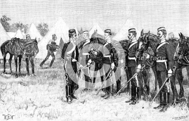 Colonial Volunteers: the Natal Carabineers, 1890. Creator: P Naumann.