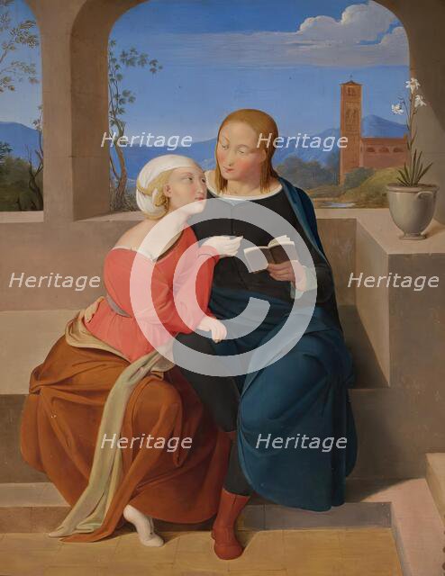 Devotional hour, 1816. Creator: Johann Scheffer von Leonhardshoff.