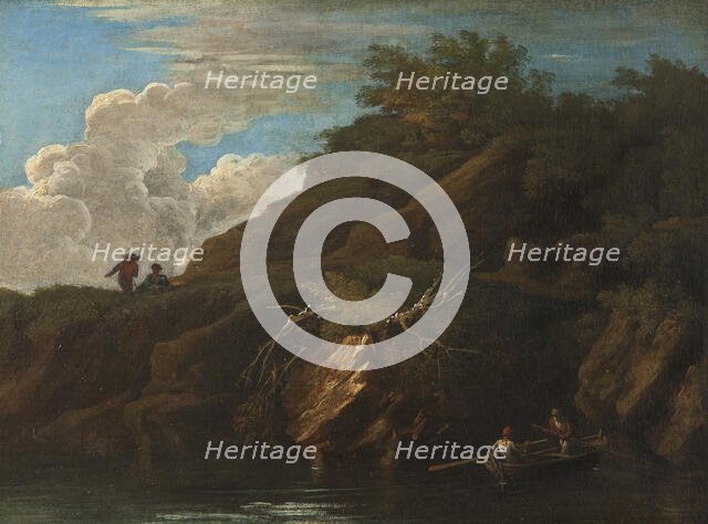 Landscape with Water. Creator: Manner of Salvator Rosa  (1615-1673) .