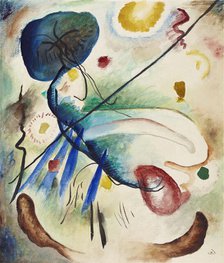Aquarell mit Strich (Watercolor with stroke), 1912. Creator: Kandinsky, Wassily Vasilyevich (1866-1944).