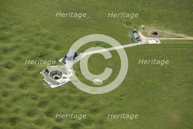 Grimes Graves, a Neolithic flint mining complex, Thetford Forest, Norfolk, 2023. Creator: Damian Grady.