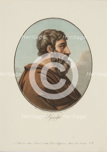 Portrait of Lycurgus of Sparta, 1795.