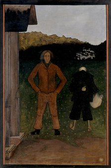 Death and the Peasant, 1896. Creator: Simberg, Hugo (1873-1917).