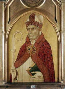 St Augustine of Hippo, early 14th century. Artist: Lippo Memmi