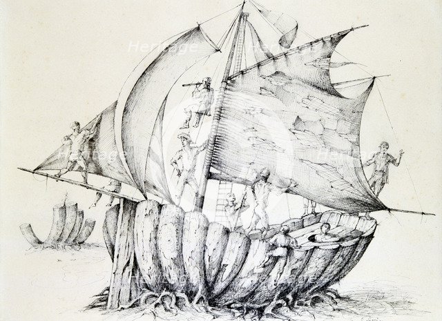 'The Ship', c1850-1890. Artist: Stanislas Lepine
