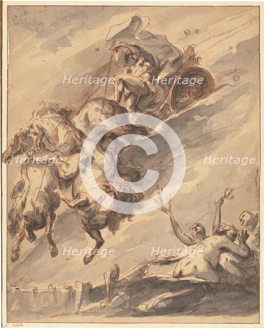 The Fall of Phaeton, 1745/1750. Creator: Gaspare Diziani.