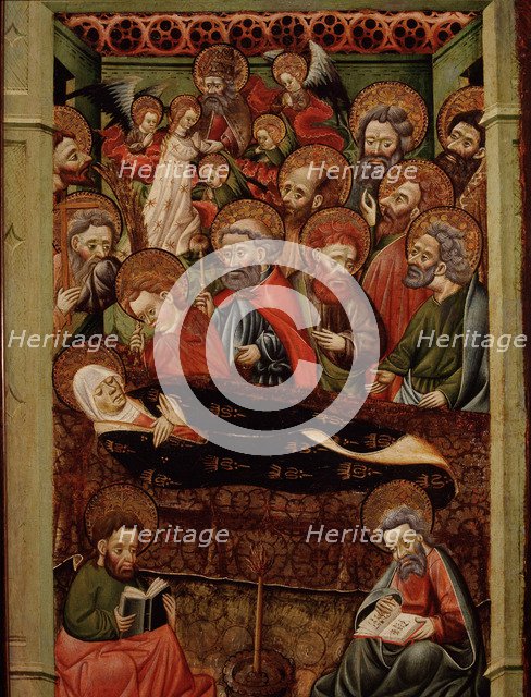 Saint Mary (Virgin Mary), daughter of St. Joachim and St. Anne and mother of Jesus Christ. 'Death…