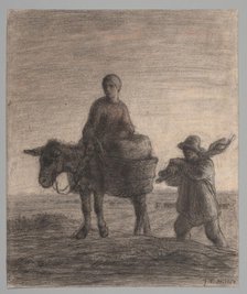 The Departure for Work, 1857. Creator: Jean Francois Millet.