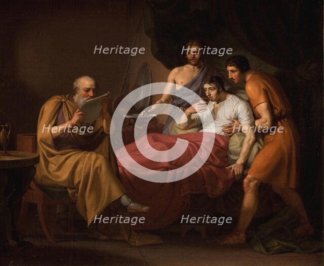 Alexander the Great on his Sickbed, 1806. Creator: CW Eckersberg.