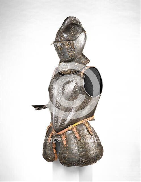 Portions of a Parade armour, Italian, Milan, ca. 1575. Creator: Unknown.