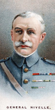 Robert Nivelle, French general, 1917. Artist: Unknown