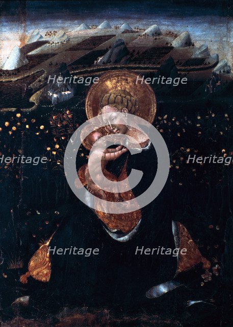 'Virgin of Humility', 15th century. Artist: Giovanni di Paolo