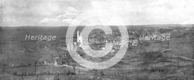 'Notre offensive d'Artois; Terrain reconquis, Ablain-Saint-Nazaire et Carency', 1915. Creator: Unknown.