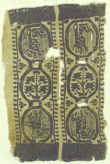 Textile Fragment, Coptic, 6th century. Creator: Unknown.
