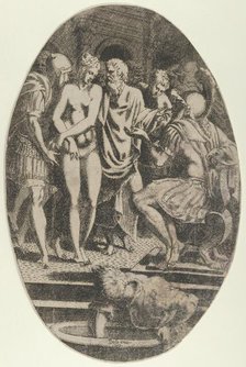 Timocleia Before Alexander, ca. 1540-45. Creator: Leon Davent.