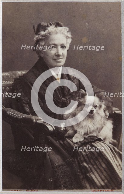 Elizaveta Vasilyevna Salias De Tournemire (1815-1892), née Sukhovo-Kobylina, 1891.