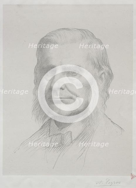 Portrait of Thomas Huxley (2nd Plate). Creator: Alphonse Legros (French, 1837-1911).