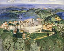 Landscape near Vence in Provence, 1920-1921. Creator: Dufy, Raoul (1877-1953).