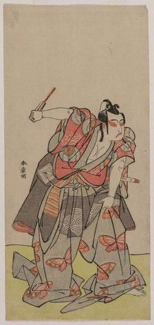 Ichikawa Yaozo II as Soga no Goro, mid 1770s. Creator: Katsukawa Shunsho (Japanese, 1726-1792).