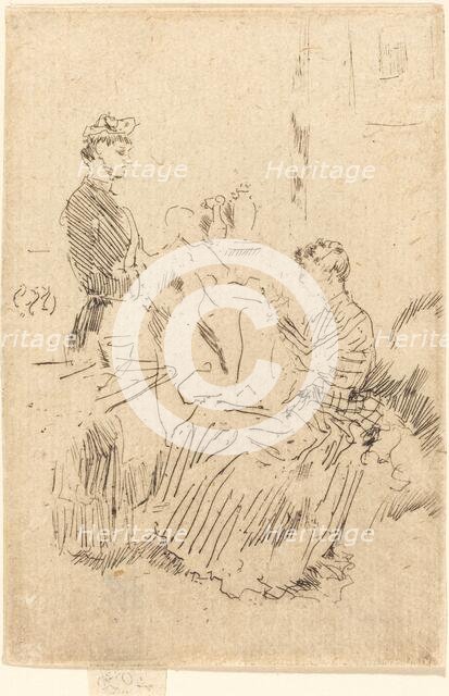 The Seamstress, c. 1884/1886. Creator: James Abbott McNeill Whistler.