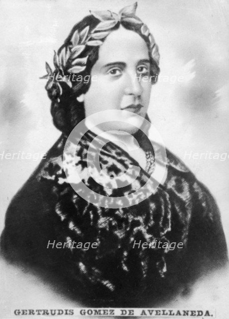 Gertrudis Gomez de Avellaneda, Cuban born Spanish writer and political activist, c1910. Artist: Unknown