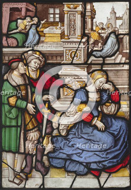 The Story of Lucretia, c. 1530. Creator: Master of the Kanis Triptych (Netherlandish), circle of.