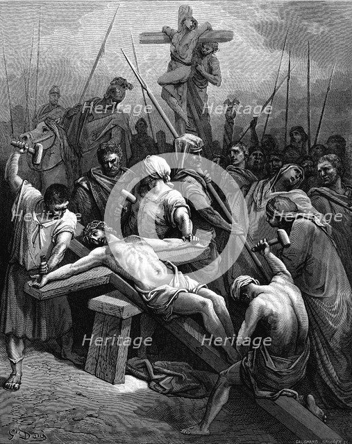 'Crucifixion', 1866. Artist: Gustave Doré