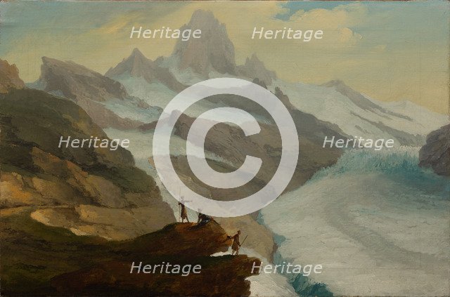 View of the Bänisegg over the Lower Grindelwald Glacier, 1778.